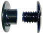 1/8" Aluminum Screw Posts in Black <span style="color:#d9821b; font-weight:bold;">(20 Sets)</span>