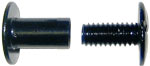 5/8" Aluminum Screw Posts in Black <span style="color: #d9821b; font-weight: bold;">(20 Sets)</span>