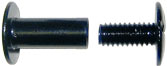 7/8 Aluminum Screw Post in Black <span style="color: #177ddd; font-weight: bold;">(100 Sets)</span>
