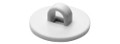 White Loop Head Adhesive Buttons <span style="color: #177ddd; font-weight: bold;">(100 Buttons)</span>