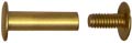 1-1/2" Aluminum Screw Posts in Antique Brass <span style="color: #177ddd; font-weight: bold;">(100 Sets)</span>