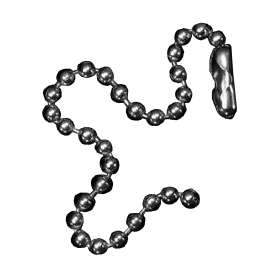 Metal Bead Chain <span style="color: #177ddd; font-weight: bold;">(100 Pieces)</span>