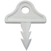 Pick N' Hook Corrugated Plastic Hanger <span style="color: #177ddd; font-weight: bold;">(100 Hooks)</span>