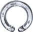 11/16" I.D. Clear Plastic Snap Rings <span style="color: #177ddd; font-weight: bold;">(100 Rings)</span>